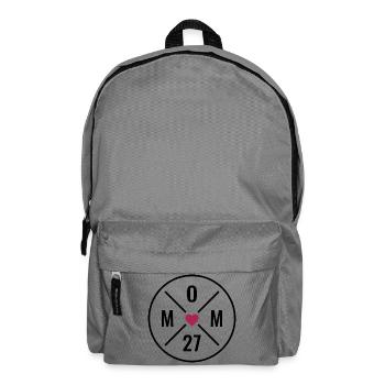 Mom 27 Herz - Rucksack - Mittelgrau - Vorne