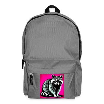 Waschbär - Rucksack - Mittelgrau - Vorne
