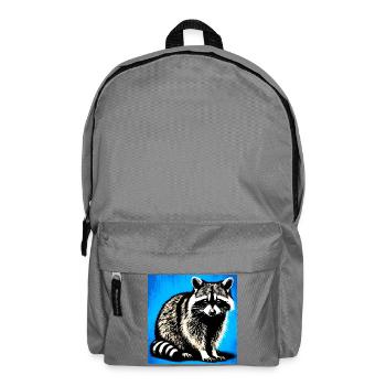 Raccoon - Backpack - elephant grey - Front