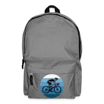 Geschenkidee für einen Roadbike mit Roadbike - Rucksack - Mittelgrau - Vorne