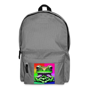 frog - Backpack - elephant grey - Front