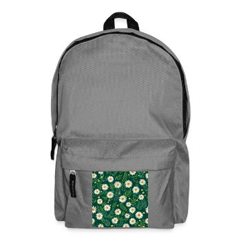 Daisy Flowers - Backpack - elephant grey - Front