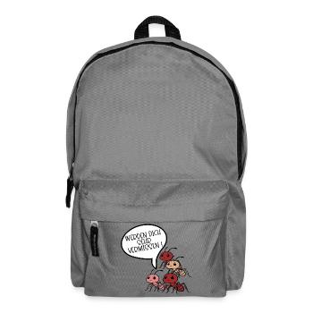 Abschiedsgeschenk Team Ameise - Rucksack - Mittelgrau - Vorne