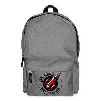 Abiturientin – Don’t Stop Me Now! (Abitur POS 3C) - Rucksack - Mittelgrau - Vorne