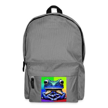 Frosch - Rucksack - Mittelgrau - Vorne