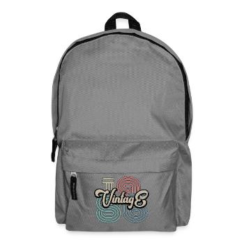 Vintage 1986 - Rucksack - Mittelgrau - Vorne