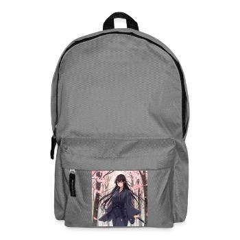 Sakura Shadow Samurai - Backpack - elephant grey - Front