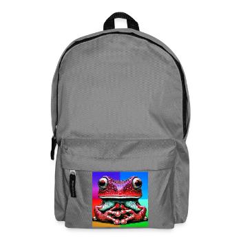 frog - Backpack - elephant grey - Front