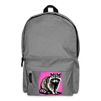 Raccoon - Backpack - elephant grey - Front