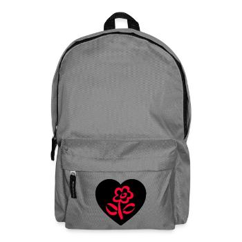 Flowers - Backpack - elephant grey - Front