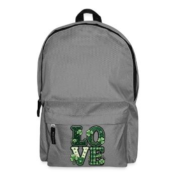 Avec amour pour la Saint-Patrick - Sac à dos - gris éléphant - Devant