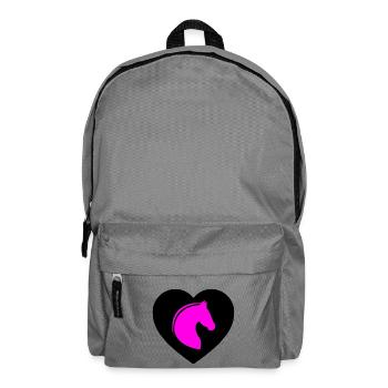 horses - Backpack - elephant grey - Front