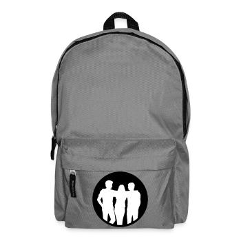 Menschen Gruppe Silhouette Freunde Team Zusammen - Rucksack - Mittelgrau - Vorne