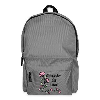 Schwester der Braut - Rucksack - Mittelgrau - Vorne