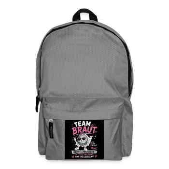Team Braut Junggesellinnenabschied Disco - Rucksack - Mittelgrau - Vorne