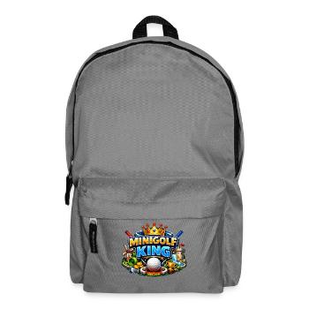 Minigolf King – King of Minigolf - Backpack - elephant grey - Front