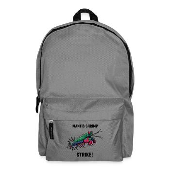 Crevette Mante Strike Mantis Shrimp - Backpack - elephant grey - Front