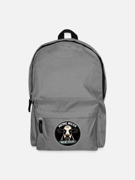 Meine Milch Mein Kalb - Rucksack - Mittelgrau