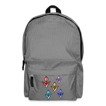 Flowers - Backpack - elephant grey - Front