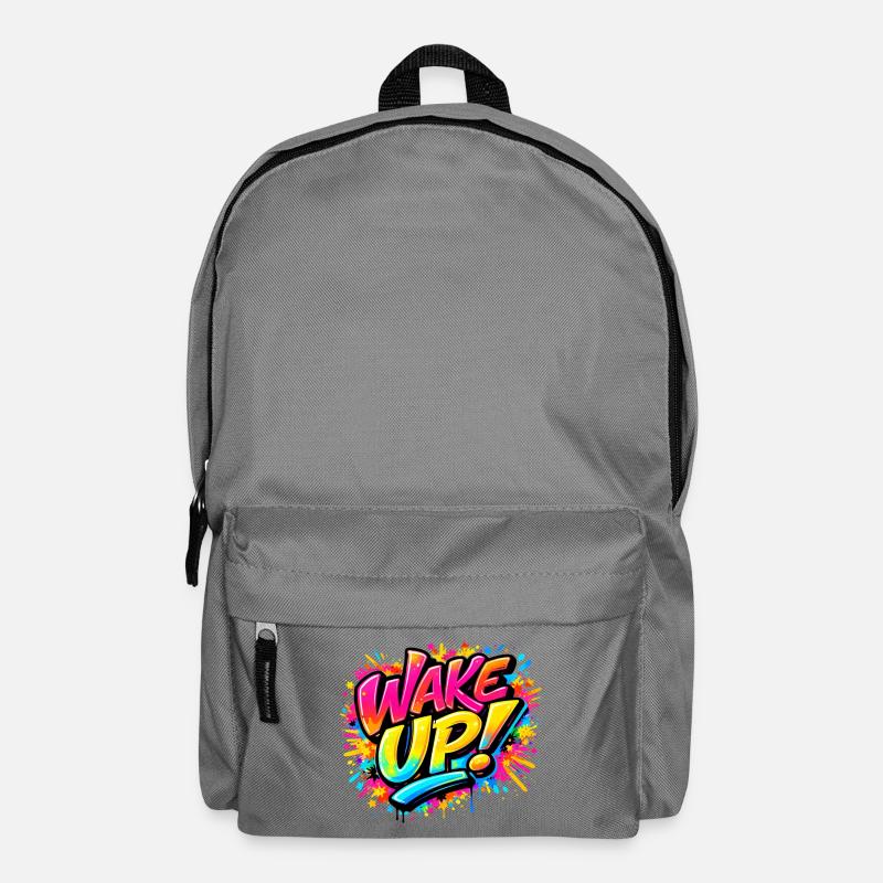 Wake_Up - Rucksack - Mittelgrau