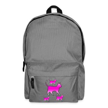 feline - Backpack - elephant grey - Front
