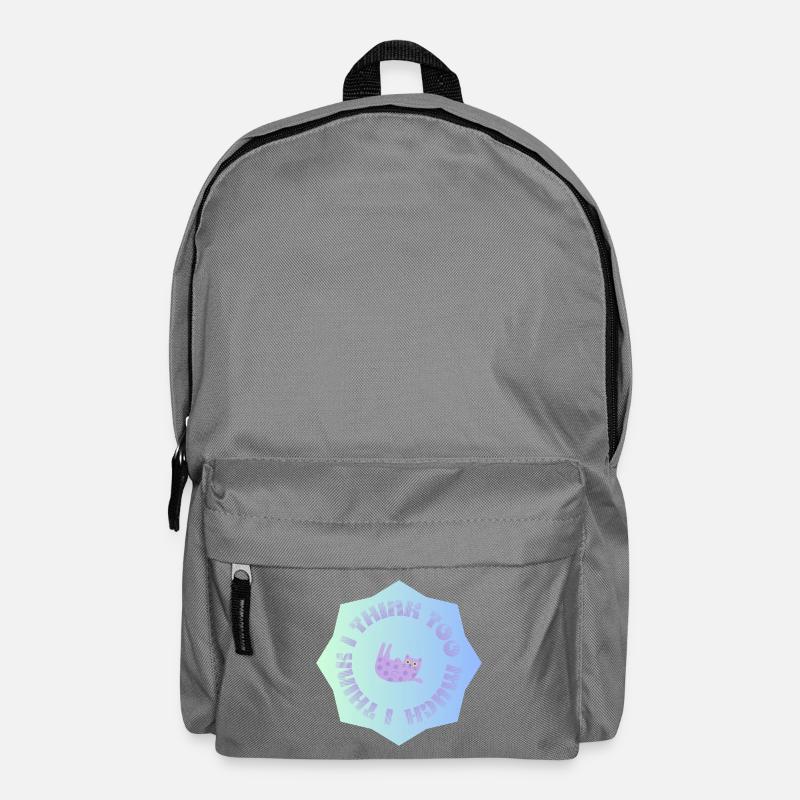 Je pense trop #1 - Sac à dos - gris éléphant