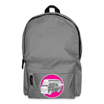 Snack Food Truck - Backpack - elephant grey - Front