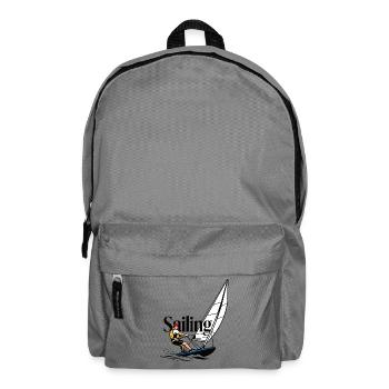 sailing sailor - Backpack - elephant grey - Front