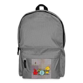 Musikinstrumente - Rucksack - Mittelgrau - Vorne