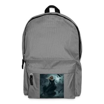 The Raven Queen – The Dark Goddess of the Night - Backpack - elephant grey - Front