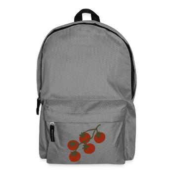 Tomato Cluster on Vine Design - Backpack - elephant grey - Front
