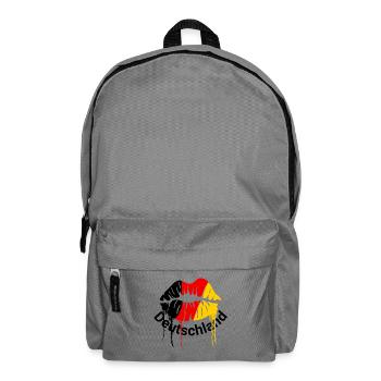 Graffiti Lippen Tropfenkunst - Rucksack - Mittelgrau - Vorne