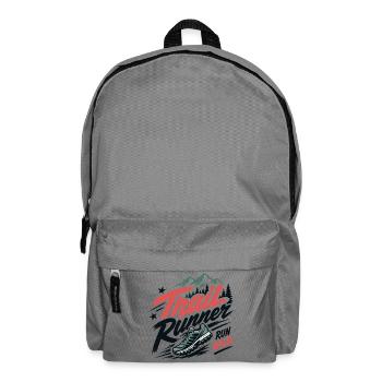 Coureur de trail. Run Wild - Sac à dos - gris éléphant - Devant