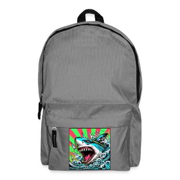 Shark - Backpack - elephant grey - Front
