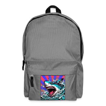 Shark - Backpack - elephant grey - Front