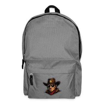 Dessin animé Shérif Vedette Cowboy - Sac à dos - gris éléphant - Devant