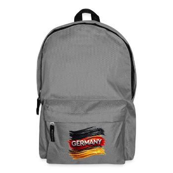 Drapeau de la ligne de peinture allemande - Sac à dos - gris éléphant - Devant