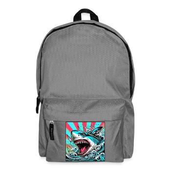 Shark - Backpack - elephant grey - Front