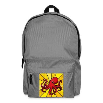 Pieuvre - Sac à dos - gris éléphant - Devant