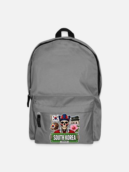 SkullCostume World Edition: Südkorea - Rucksack - Mittelgrau