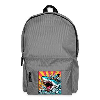 Shark - Backpack - elephant grey - Front