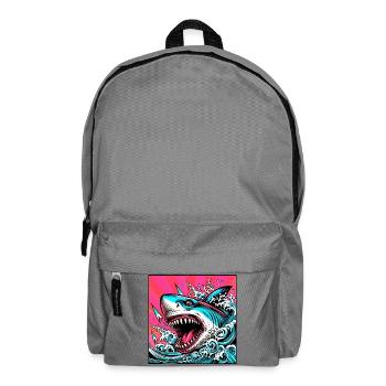 Shark - Backpack - elephant grey - Front
