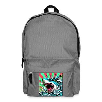 Requin - Sac à dos - gris éléphant - Devant