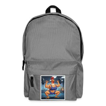 Collection de dessins animés GIDAGI Fitness - Sac à dos - gris éléphant - Devant