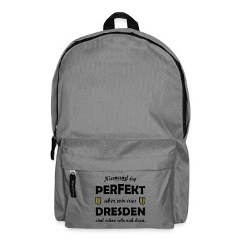 Dresden: Perfekt aus Sachsen - Rucksack - Mittelgrau - Vorne