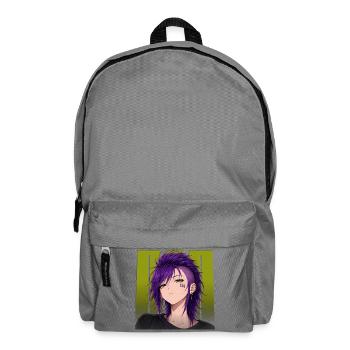 Purple Punk | 161 | Amortissement | Action antifasciste - Sac à dos - gris éléphant - Devant