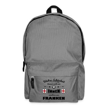 Heraldisches Schildtrio Franken - Rucksack - Mittelgrau - Vorne