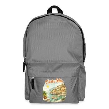 Dolce Vita Küstenidylle - Rucksack - Mittelgrau - Vorne