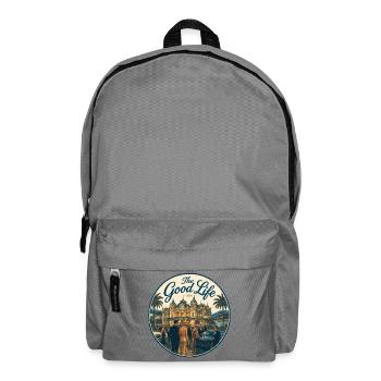 Cercle vintage du gala Good Life - Sac à dos - gris éléphant - Devant