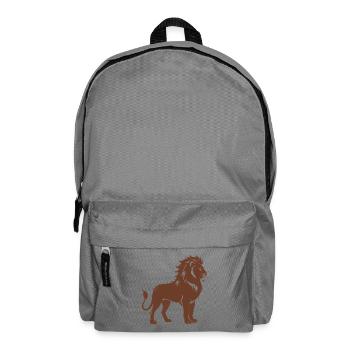 Lion - Backpack - elephant grey - Front